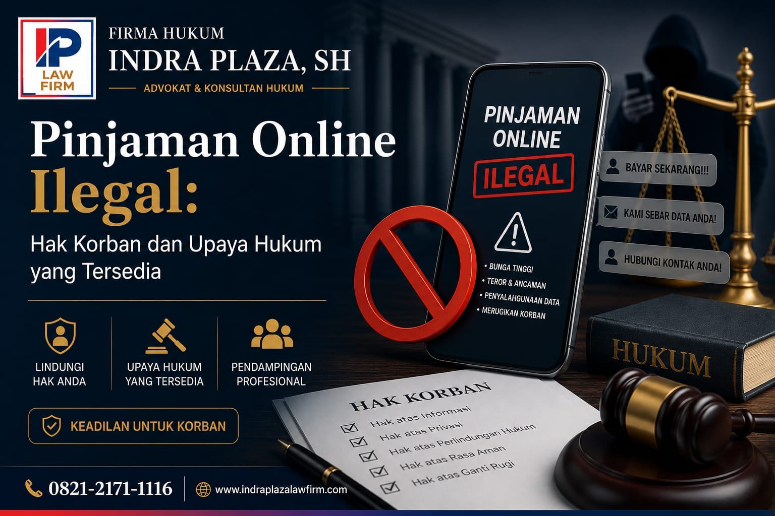 Pinjaman Online Ilegal: Hak Korban dan Upaya Hukum yang Tersedia
