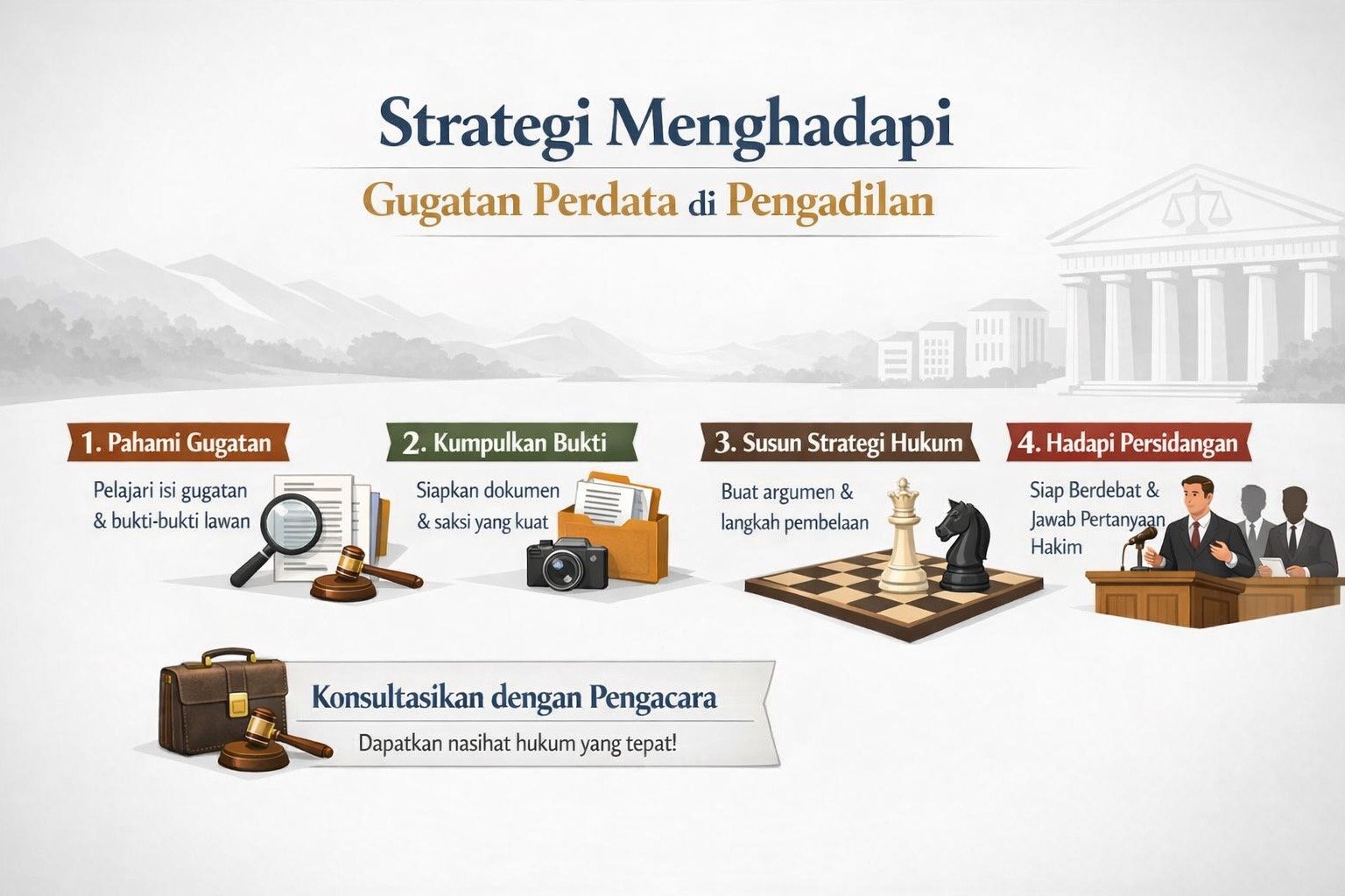 Strategi Menghadapi Gugatan Perdata di Pengadilan