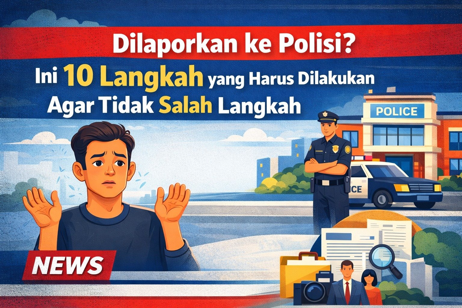 Dilaporkan ke Polisi? Ini 10 Langkah yang Harus Dilakukan Agar Tidak Salah Langkah